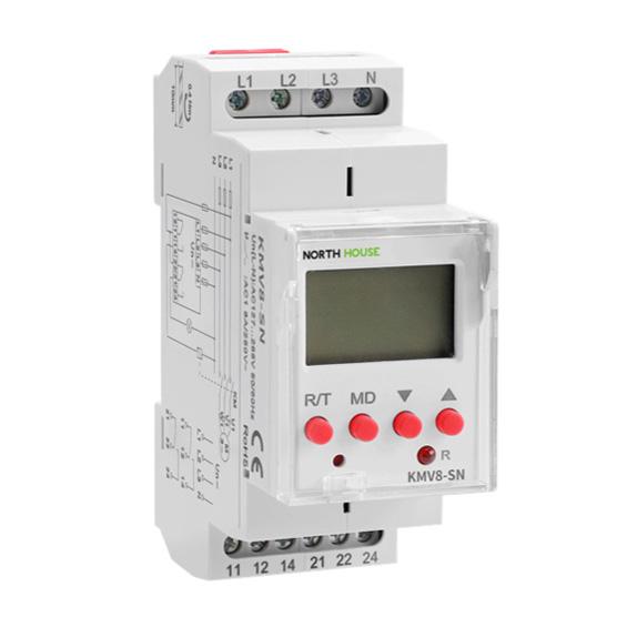 3-Phase display voltage relay